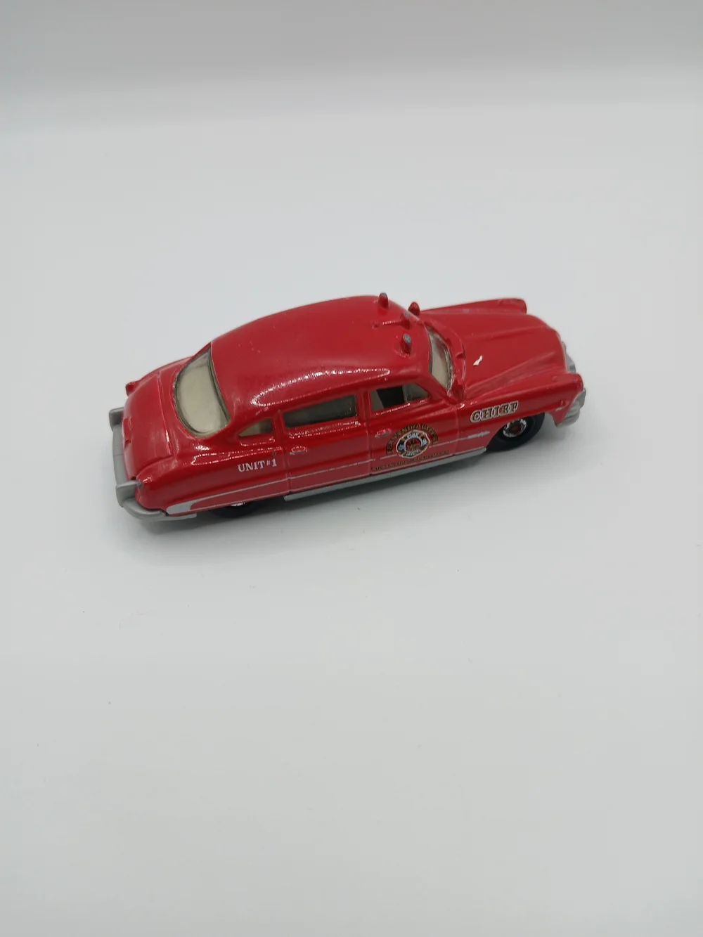 Matchbox 2016 MBX Rescue '51 Hudson Hornet Red Fire Chief-Loose